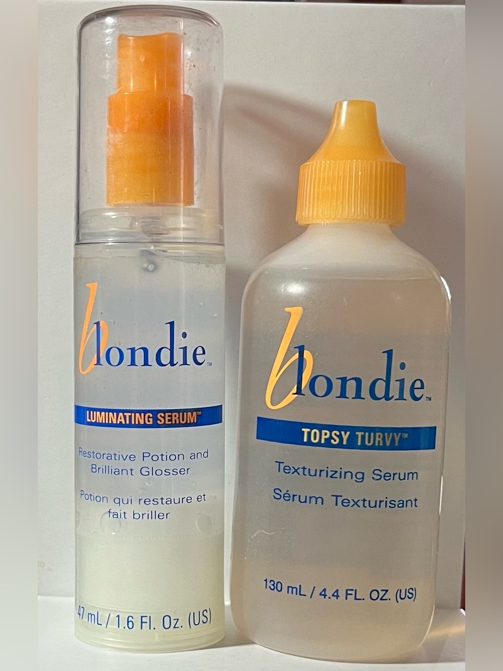 Blondie Luminating & Topsy Turvy Texturizing Serums - PARIS -  (NWOT)
